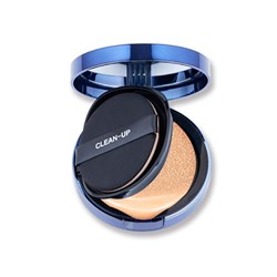 Тональный крем-кушон со сменным блоком 21 тон CUSKIN Clean Up Skinfit Cushion Pact SPF 50+/PA+++ - фото 5461