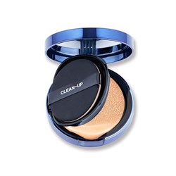 Тональный крем-кушон со сменным блоком 23 тон CUSKIN Clean Up Skinfit Cushion Pact SPF 50+/PA+++ - фото 5464